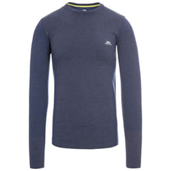 Trespass Mens Active Long Sleeve Jumper Timo - M, Navy Marl