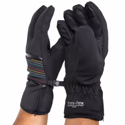 Trespass Womens Lightly Padded Gloves Kay - 12, Black
