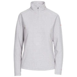 Trespass Womens 1/2 Zip Fleece Jacket Meadows - 10, Platinum
