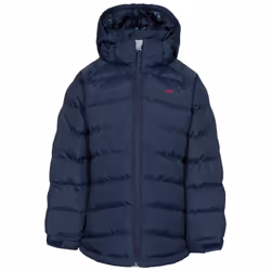 Trespass Girls Padded Jacket Hooded Amira - 3-4 Years, Navy