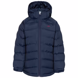 Trespass Girls Padded Jacket Hooded Amira - 9-10 Years, Navy