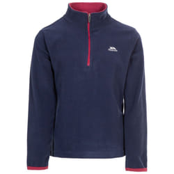 Trespass Girls 1/2 Zip Jumper Pullover Sybil - 11-12 Years, Navy/Berry