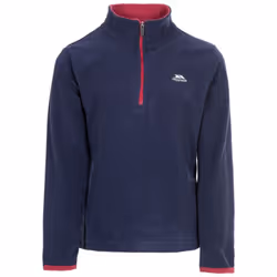 Trespass Girls 1/2 Zip Jumper Pullover Sybil - 2-3 Years, Navy/Berry