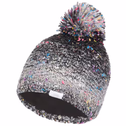 Trespass Womens Pom Pom Hat Knitted Beanie Kellisa - EACH, Black