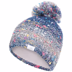Trespass Womens Pom Pom Hat Knitted Beanie Kellisa - EACH, Cosmic Blue