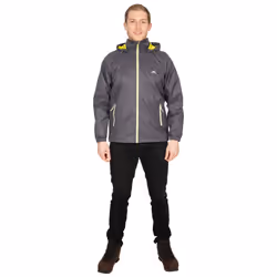 Trespass Mens Waterproof Jacket With Hood Briar - S, Carbon