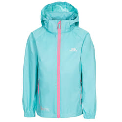 Trespass Qikpac X Waterproof Packaway Jacket - 9-10 Years, Aquamarine