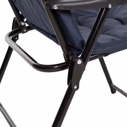 Trespass Folding Deck Chair Padded Garden Paddy - EACH, Navy