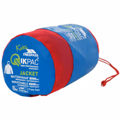 Trespass Qikpac X Waterproof Packaway Jacket - 11-12 Years, Blue