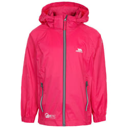 Trespass Qikpac X Waterproof Packaway Jacket - 9-10 Years, Cassis