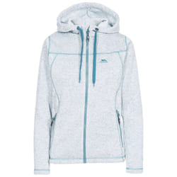 Trespass Odelia Womens Full Zip Fleece Hood Jacket - 16, Aquamarine