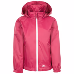 Trespass Girls Waterproof Jacket Sabrina - 11-12 Years, Berry