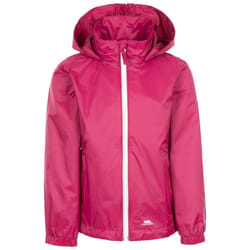 Trespass Girls Waterproof Jacket Sabrina - 9-10 Years, Berry