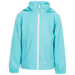 Trespass Girls Waterproof Jacket Sabrina - 3-4 Years, Aquamarine