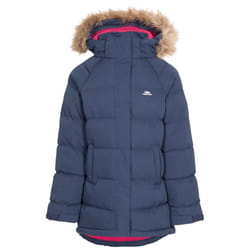 Trespass Girls Water Resistant Jacket Unique - 3-4 Years, Navy