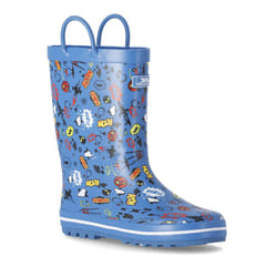 Trespass Kids Wellies Apolloton - 1, Comic Blue