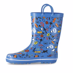 Trespass Kids Wellies Apolloton - 1, Comic Blue