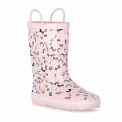 Trespass Starryton Kids Unicorn Printed Wellies - 7, Unicorn Pink