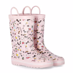 Trespass Starryton Kids Unicorn Printed Wellies - 7, Unicorn Pink