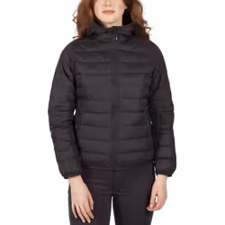 Trespass Womens Amma Hooded Padded Down Jacket Coat - XXS, Black