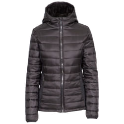 Trespass Womens Padded Jacket Hooded Valerie - 12, Black