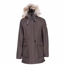 Trespass Womens Waterproof Jacket Raincoat Caption - 16, Dark Grey