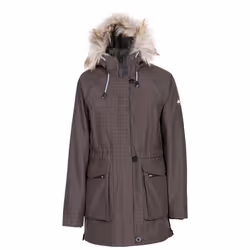 Trespass Womens Waterproof Jacket Raincoat Caption - 8, Dark Grey