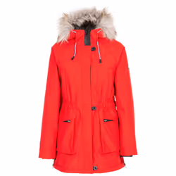 Trespass Womens Waterproof Jacket Raincoat Caption - 12, Red