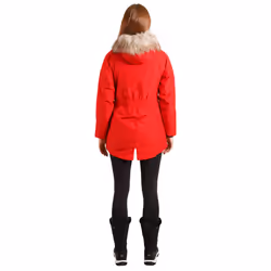 Trespass Womens Waterproof Jacket Raincoat Caption - 12, Red
