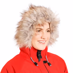 Trespass Womens Waterproof Jacket Raincoat Caption - 8, Red