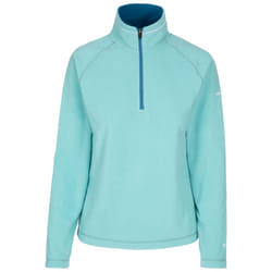 Trespass Womens Fleece Jacket With 1/2 Zip Skylar - 16, Aquamarine