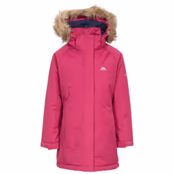 Trespass Girls Waterproof Jacket Fame - 11-12 Years, Berry