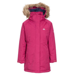 Trespass Girls Waterproof Jacket Fame - 2-3 Years, Berry