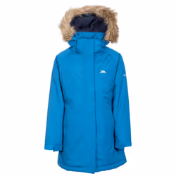 Trespass Girls Waterproof Jacket Fame - 3-4 Years, Cosmic Blue
