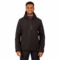 Trespass Mens Softshell Jacket Zip Pockets Marlon - M, Black