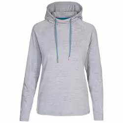 Trespass Womens Hoodie Long Sleeve Top Hattie - 6, Platinum Marl