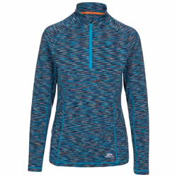 Trespass Womens Long Sleeve 1/2 Zip Pullover Edith - 8, Marine Marl