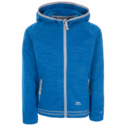 Trespass Girls Fleece Full Zip Hoodie Goodness - 7-8 Years, Cosmic Blue