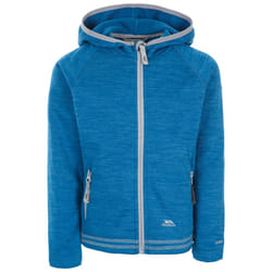 Trespass Girls Fleece Full Zip Hoodie Goodness - 7-8 Years, Cosmic Blue