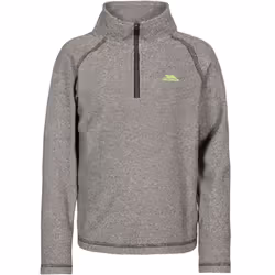 Trespass Kids Keynote AT100 Half Zip Pullover Long Sleeve Fleece - 5-6 Yrs, Black