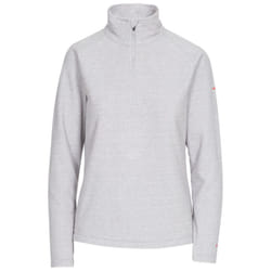 Trespass Womens 1/2 Zip Fleece Jacket Meadows - 12, Platinum