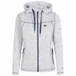 Trespass Odelia Womens Full Zip Fleece Hood Jacket - 8, Ghost Navy Marl