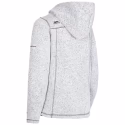 Trespass Odelia Womens Full Zip Fleece Hood Jacket - 8, Ghost Navy Marl