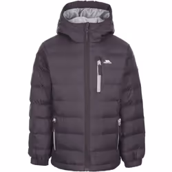 Trespass Kids Aksel Outdoor Warm Winter Hooded Padded Isulated Jacket Coat - 2-3 Yrs, Dark Grey