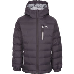 Trespass Kids Aksel Outdoor Warm Winter Hooded Padded Isulated Jacket Coat - 2-3 Yrs, Dark Grey