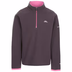 Trespass Girls 1/2 Zip Jumper Pullover Sybil - 3-4 Years, Dark Grey