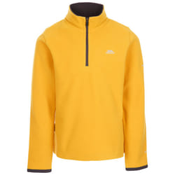 Trespass Girls 1/2 Zip Jumper Pullover Sybil - 7-8 Years, Honeybee