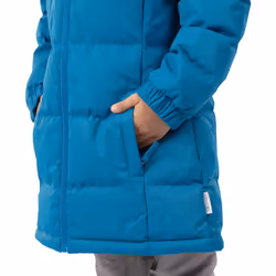 Trespass Girls Padded Jacket Hooded Tiffy - 3-4 Years, Rich Teal