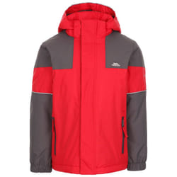 Trespass Boys Padded Waterproof Jacket Unlock - 3-4 Years, Red