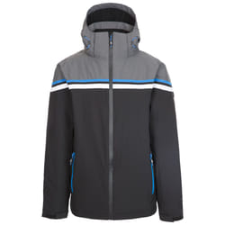 Trespass Mens Ski Jacket Padded Zip Off Hood Dexy - L, Black